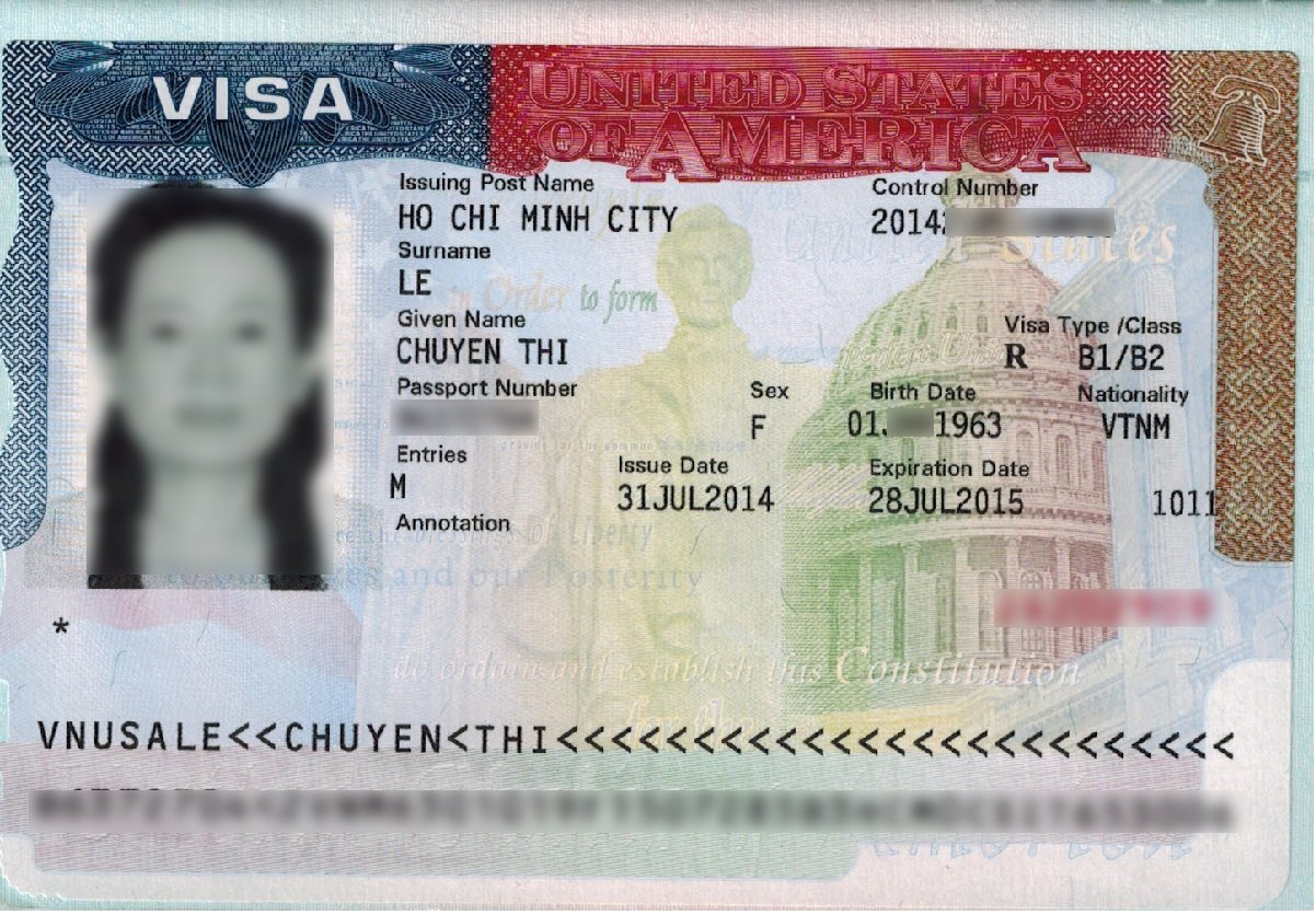 được cấp visa du lịch Mỹ