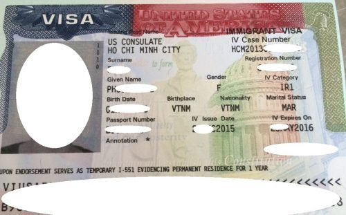 Visa của chị Phụng