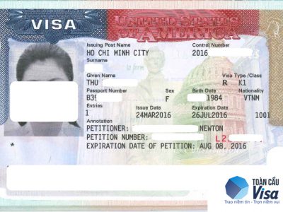 Visa của chị Thu