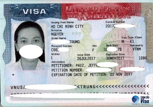 Visa của chi Trưng