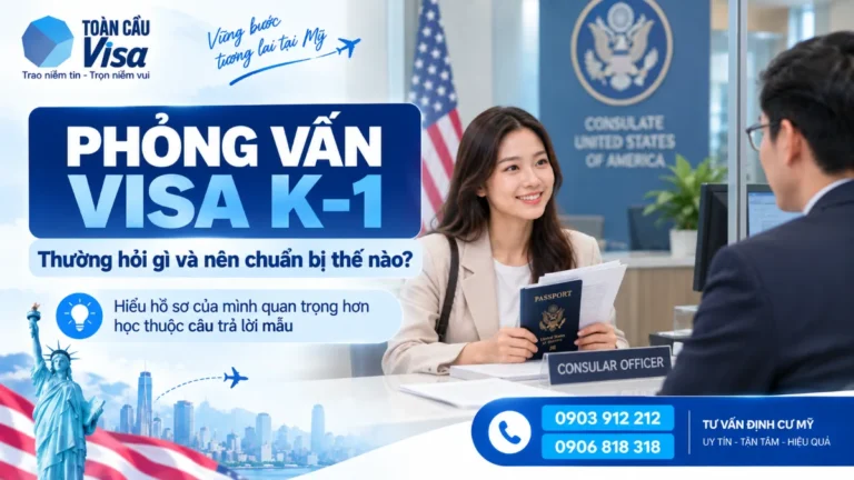 Phỏng vấn visa K-1 thường hỏi gì và cần chuẩn bị thế nào?