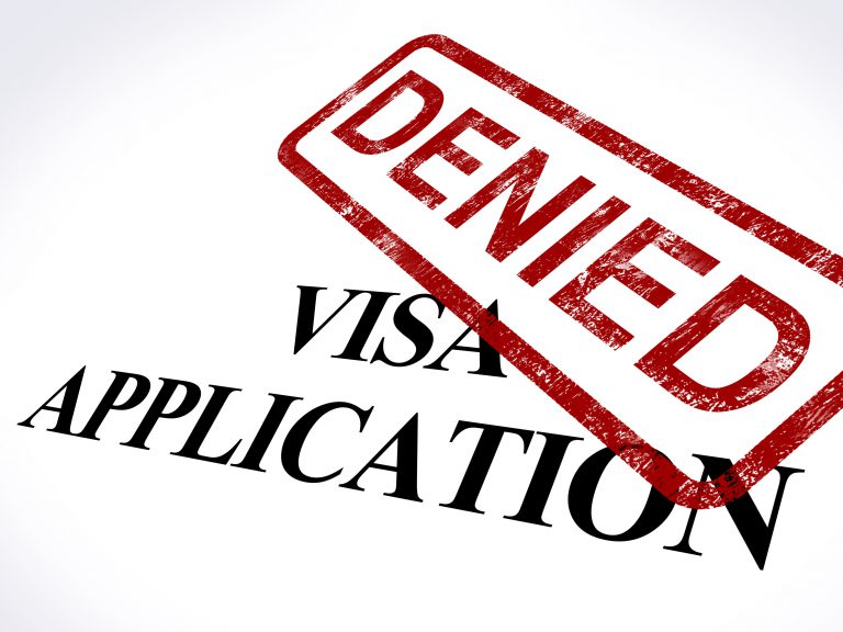 visa application denied