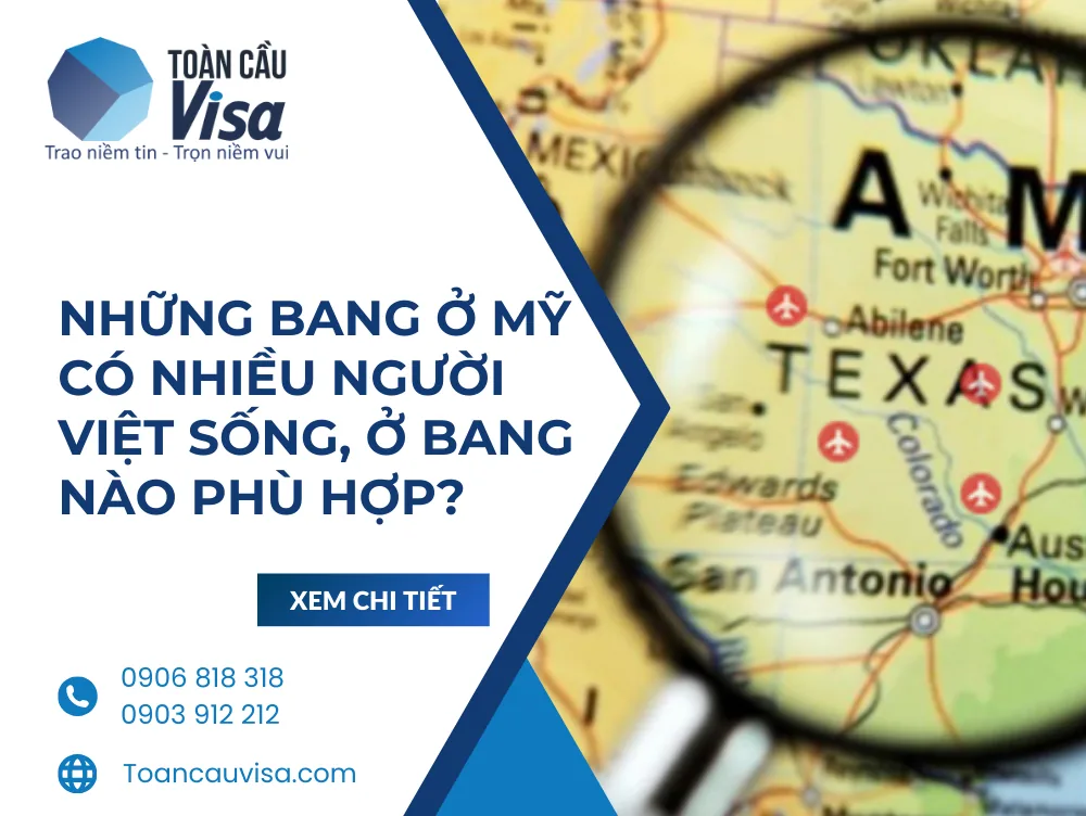 Top 5 bang ở Mỹ có nhiều người Việt sinh sống định cư 2026 1 Banner: Những bang ở Mỹ có nhiều người Việt sống, ở bang nào phù hợp