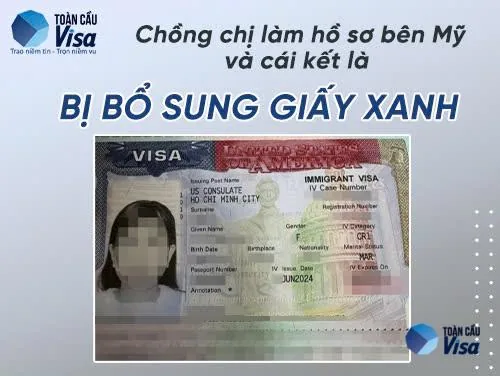 Chồng làm hồ sơ bảo lãnh vợ tại Mỹ nhận thẻ xanh