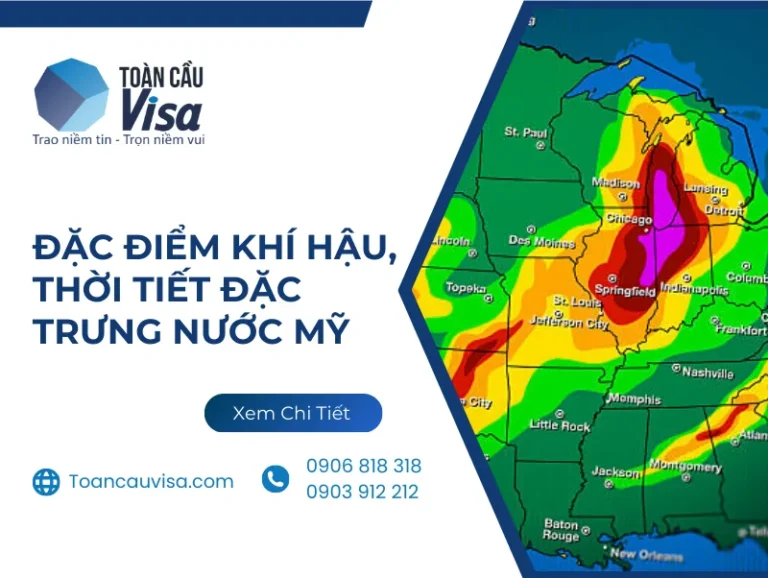 Banner: Đặc điểm khí hậu, thời tiết đặc trưng nước Mỹ