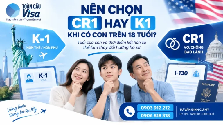 Nên chọn CR1 hay K1 khi có con trên 18 tuổi