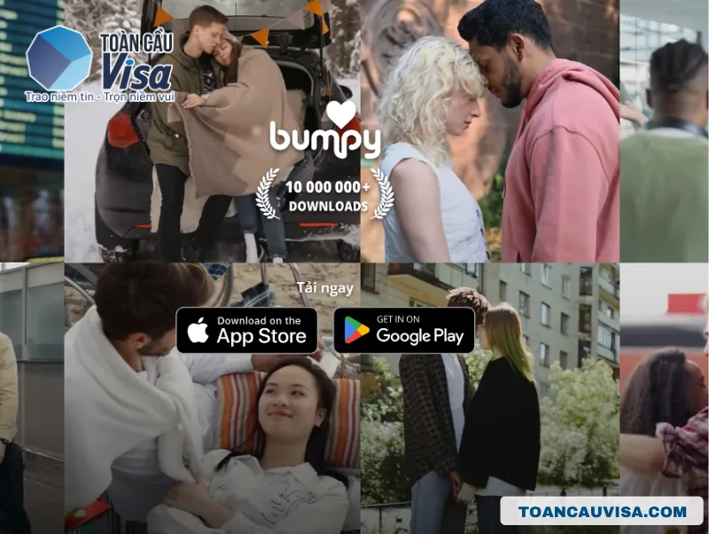 Ứng dụng hẹn hò Bumpy với hơn 10 triệu lượt tải