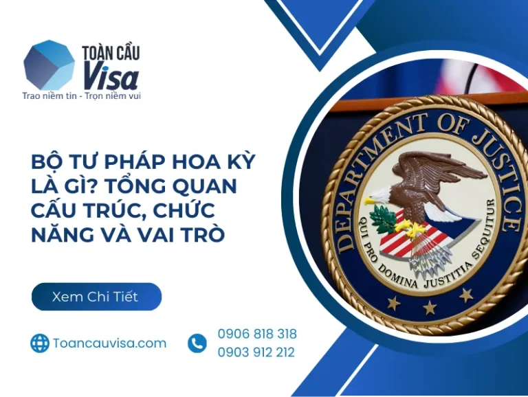 Banner: Bộ Tư pháp Hoa Kỳ là gì, tổng quan cấu trúc, chức năng và vai trò