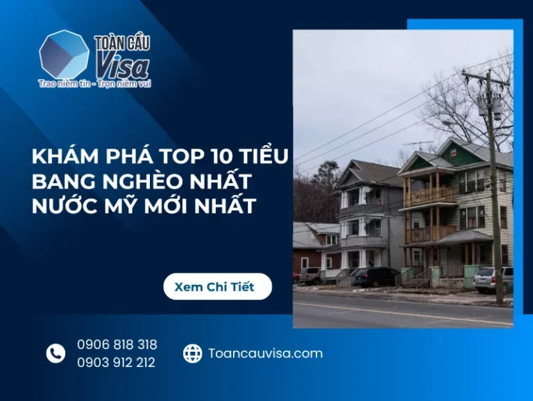 Banner: Khám phá top 10 tiểu bang nghèo nhất nước Mỹ mới nhất