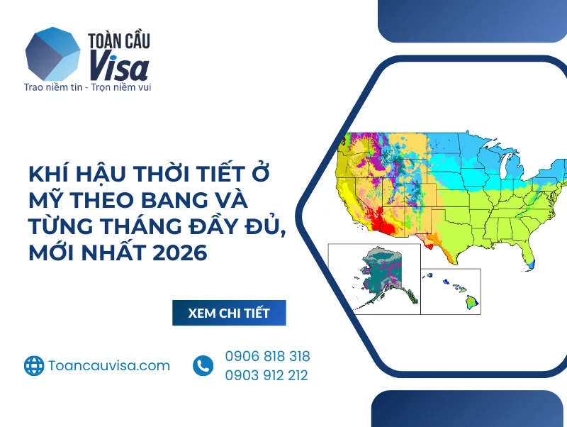 Khí hậu thời tiết ở Mỹ theo bang và từng tháng đầy đủ, mới nhất 2026 1 Banner: Khí hậu thời tiết ở Mỹ theo bang và từng tháng đầy đủ, mới nhất 2026