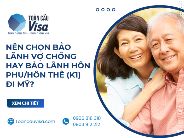 Nên chọn bảo lãnh vợ chồng hay bảo lãnh hôn phu/hôn thê (K1) đi Mỹ